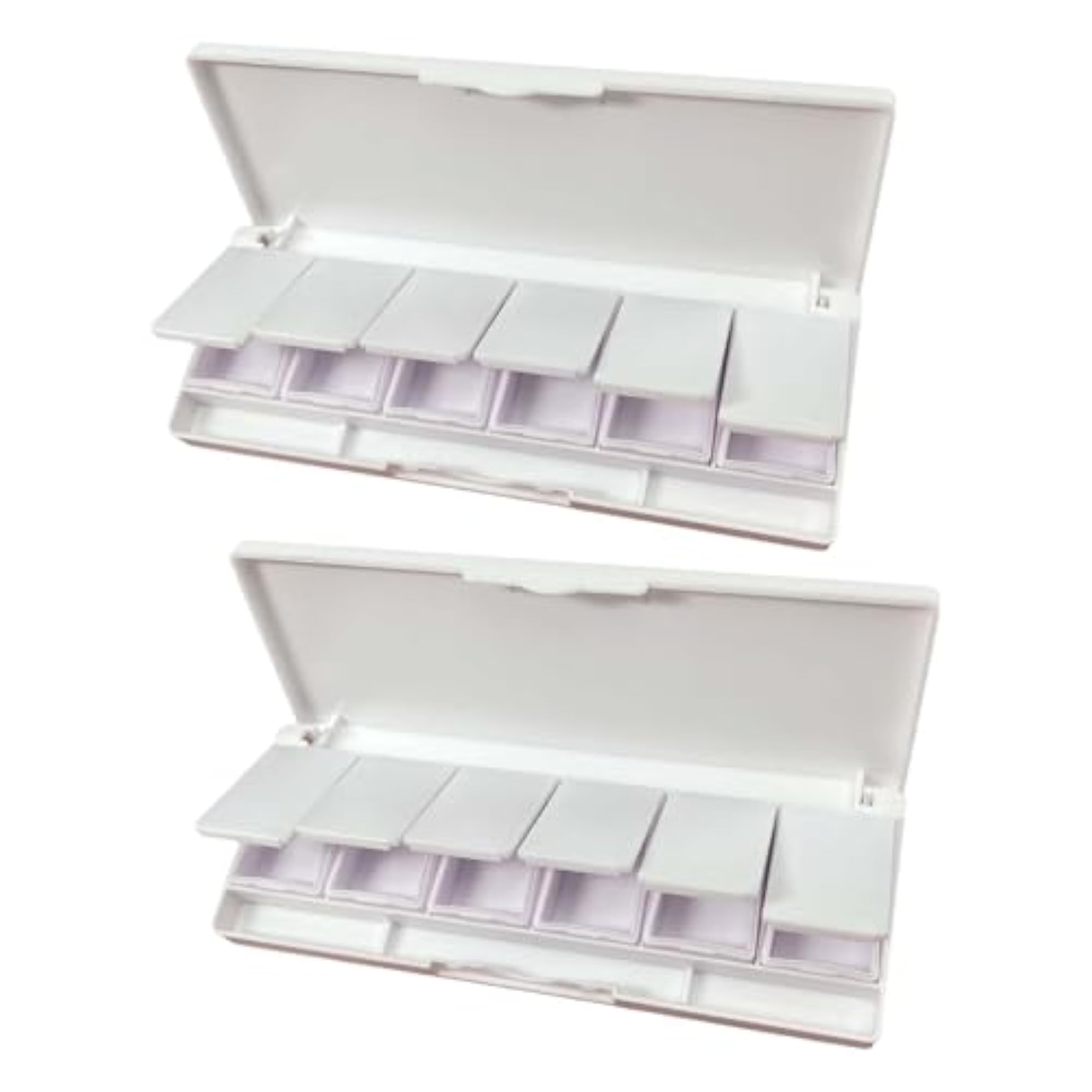 2x Empty Refillable Container for Eyeshadow